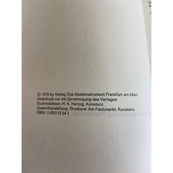 Die Schumannnschen Klangfarbengesetze  By P.H. Mertens Hardcover 1975 - Picture 3 of 7